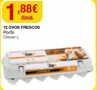 Intermarché 12 Ovos Frescos PorSi Classe L promoção