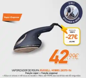 Expert Vaporizador de roupa Russell Hobbs promoção