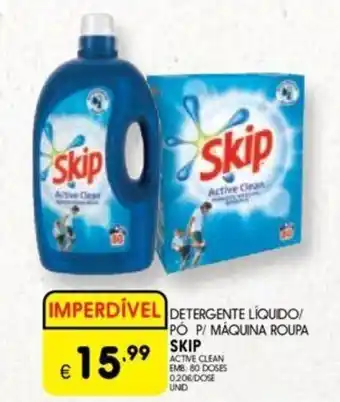 Meu Super Detergente Liquido po p/ Mãquina Roupa Skip promoção