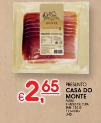 Meu Super Presunto Casa Do Monte 150g promoção