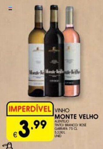 Meu Super Vinho Monte Velho 75cl promoção