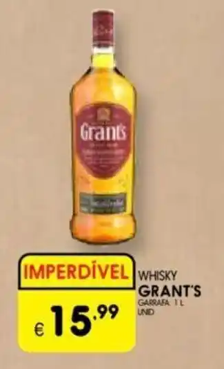 Meu Super Whisky Grant's 1L promoção