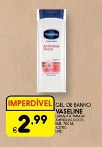 Meu Super Gel de banho Vaseline 700ml promoção