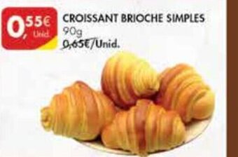 Pingo Doce Croissant Brioche Simples 90g promoção