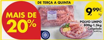Pingo Doce Polvo Limpo 800g promoção