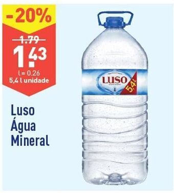 ALDI Água luso promoção
