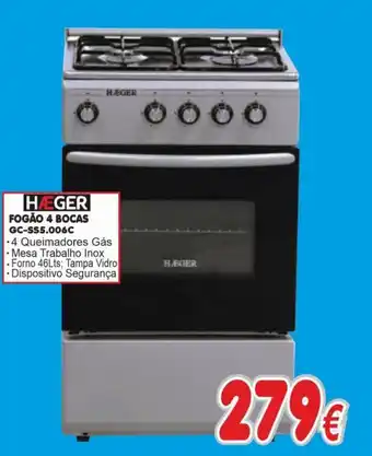 Haeger Fogão 4 Bocas