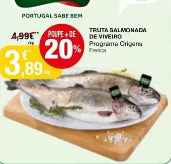 Intermarché Truta Salmonada de Viveiro promoção