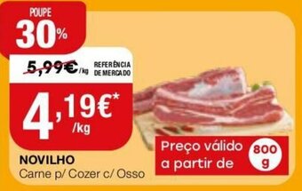 Novilho Carne p/Cozer c/ Osso 800g