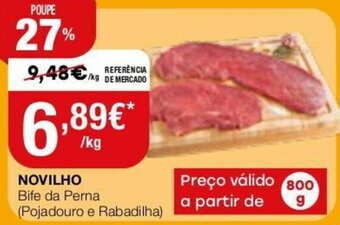 Intermarché Novilho Bife da Perna 800g promoção