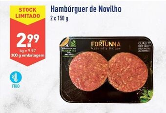 Hambúrguer bovino