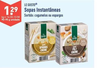 ALDI Sopa promoção