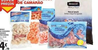 E.Leclerc Camarão pescanova promoção