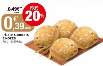Pão C/ Abóbora e Nozes 70g