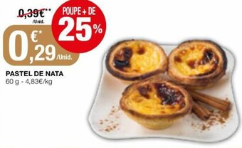 Intermarché Pastel de Nata 60g promoção