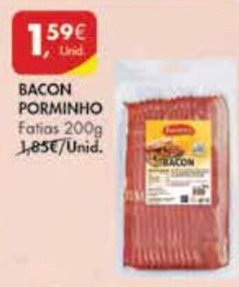 Pingo Doce Bacon Porminho 200g promoção