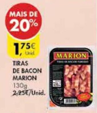 Pingo Doce Tiras de Bacon Marion 130g promoção