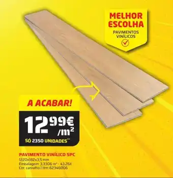 Bricomarché Pavimento Vinilicp SPC promoção