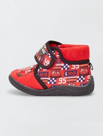 Pantufas de veludo 'carros'
