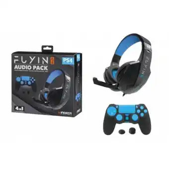 MediaMarkt Pack indeca headset fuyin 2 preto + capa silicone + grips promoção
