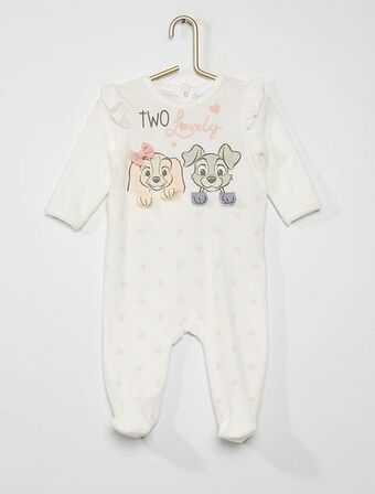 Kiabi Pijama de veludo 'a dama e o vagabundo' promoção