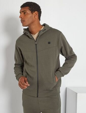 Kiabi Sweatshirt com capuz em piqué de algodão promoção