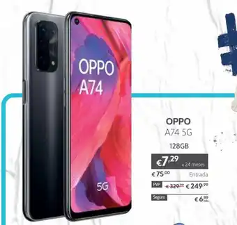 MEO OPPO A74 5G 128GB promoção