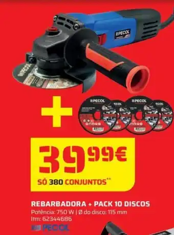Bricomarché Rebarbadora + Pack 10 Discos promoção