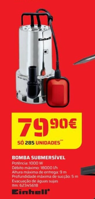 Bricomarché Bomba Submersivel promoção