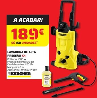 Bricomarché Lavadora de Alta Pressão K4 promoção