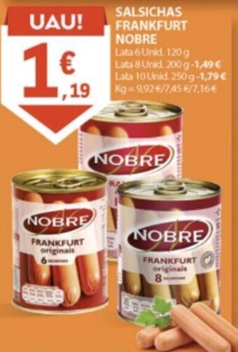 E.Leclerc Salsichas Frankfurt Nobre promoção