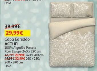 Auchan Capa edredon actuel promoção