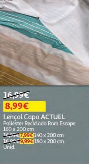 Auchan Lençol capa actuel promoção