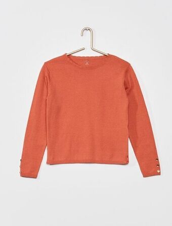 Kiabi Camisola fina em algodão promoção