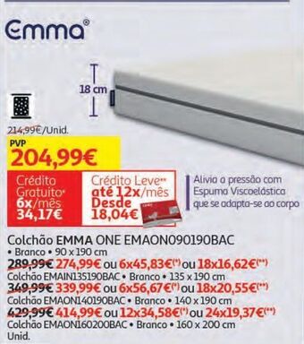 Colchão emma one