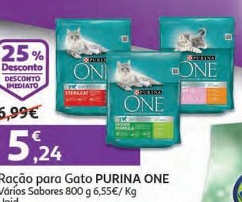 Auchan Ração gato purina one promoção