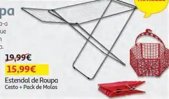 Auchan Estendal sonecol c/cesto e molas 1,20 mt er-01sac promoção