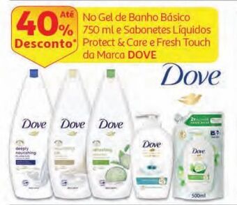 Auchan Sabonete líquido dove promoção