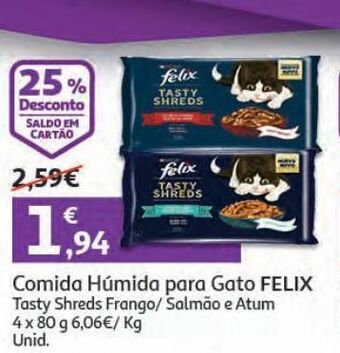 Auchan Comida húm gato felix promoção