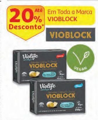 Auchan Creme vegetal violife promoção