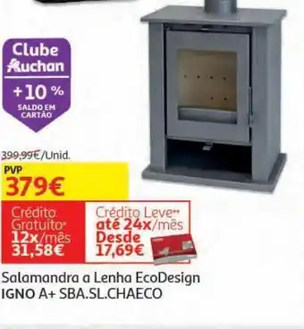 Salamandra lenha ecodesign igno a+ sba.sl.chaeco