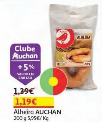 Auchan Alheira auchan 200 g promoção