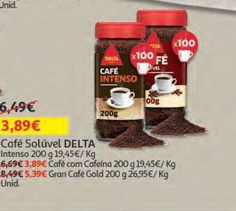 Café soluvel delta