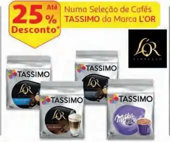 Auchan Cápsulas café tassimo promoção