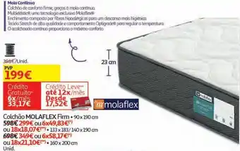 Auchan Colchão molaflex promoção