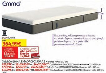 Auchan Colchão emma promoção