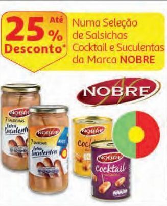 Auchan Salsichas aves nobre promoção