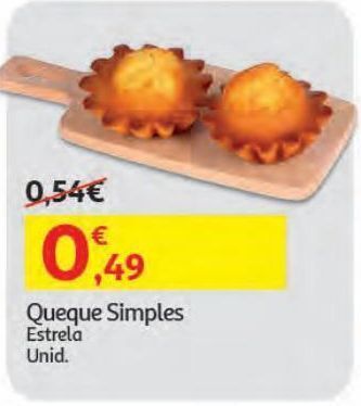 Auchan Queque simples estrela und promoção