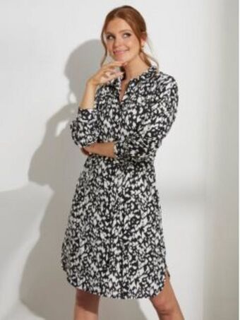 Venca Vestido camisa com cinto para atar promoção