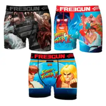 Sport Zone Pack 3 cuecas freegun street fighter promoção
